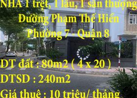 CHÍNH CHỦ CẦN CHO THUÊ NHÀ NGUYÊN CĂN Ở SỐ 46 ĐƯỜNG 3643B PHẠM THẾ HIỂN PHƯỜNG 7 QUẬN 8 TP HCM. 2038075