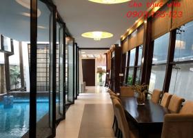 Cho thuê Villa trệt 2 lầu 5 phòng có nội thất cơ bản,hồ bơi thiết kế hiện đại. 2066858