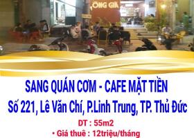 SANG QUÁN CƠM +CAFE MẶT TIỀN – Số 221, Lê Văn Chí, Phường Linh Trung, TP. Thủ Đức 2107065
