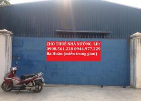 Cho thuê nhà xưởng nằm gần cầu Bình Phước, Quận 12. DT: 2000m2, giá 90tr/tháng. LH: 0944.977.229 263899